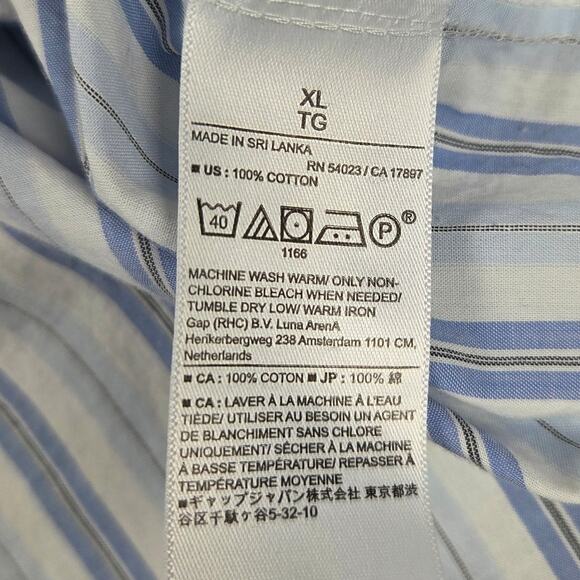 Banana Republic Shirt Mens Size XL Long Sleeve Button Down (3/4 sleeves) - Picture 9 of 13